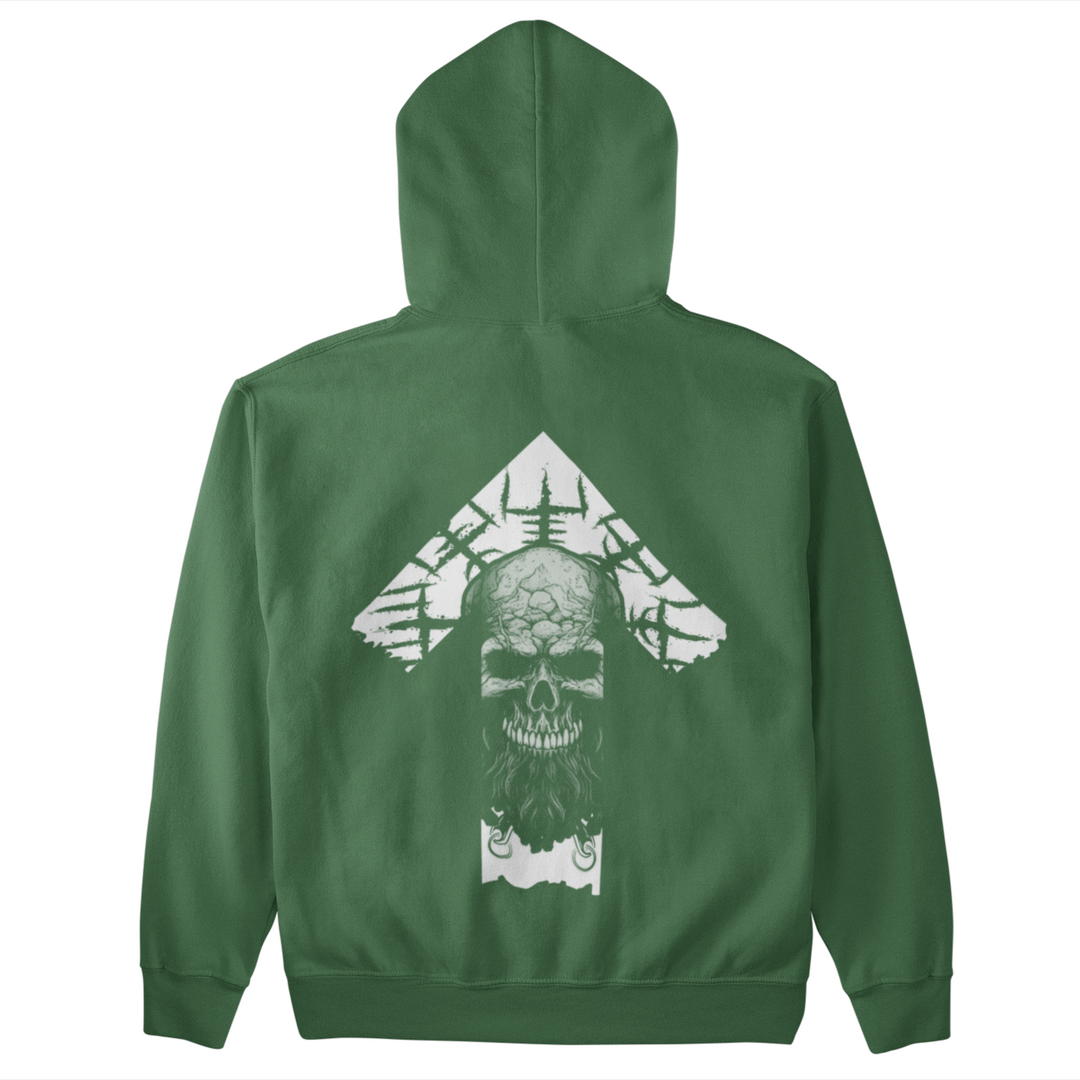 Pfeil Schädel  - Unisex Kapuzenpullover Hoodie