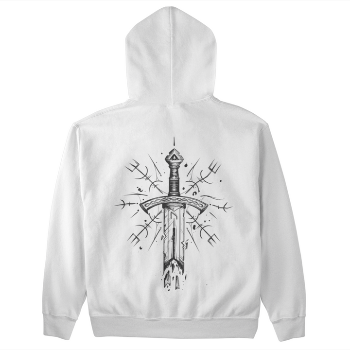 Vegvisir sword  - Unisex Organic Hoodie