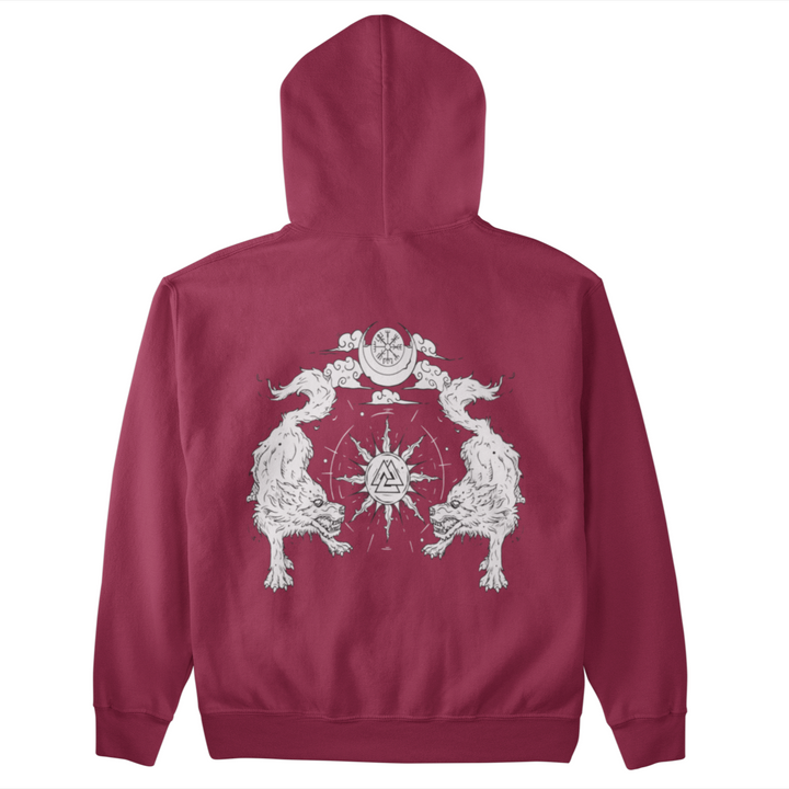 Wölfe Valknut  - Unisex Organic Hoodie