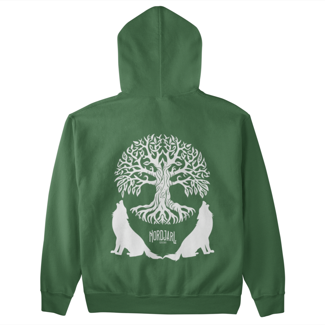 Wölfe Yggdrasil  - Unisex Organic Hoodie