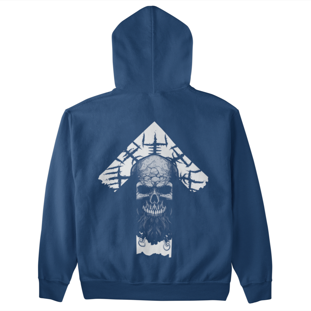 Pfeil Schädel  - Unisex Organic Hoodie