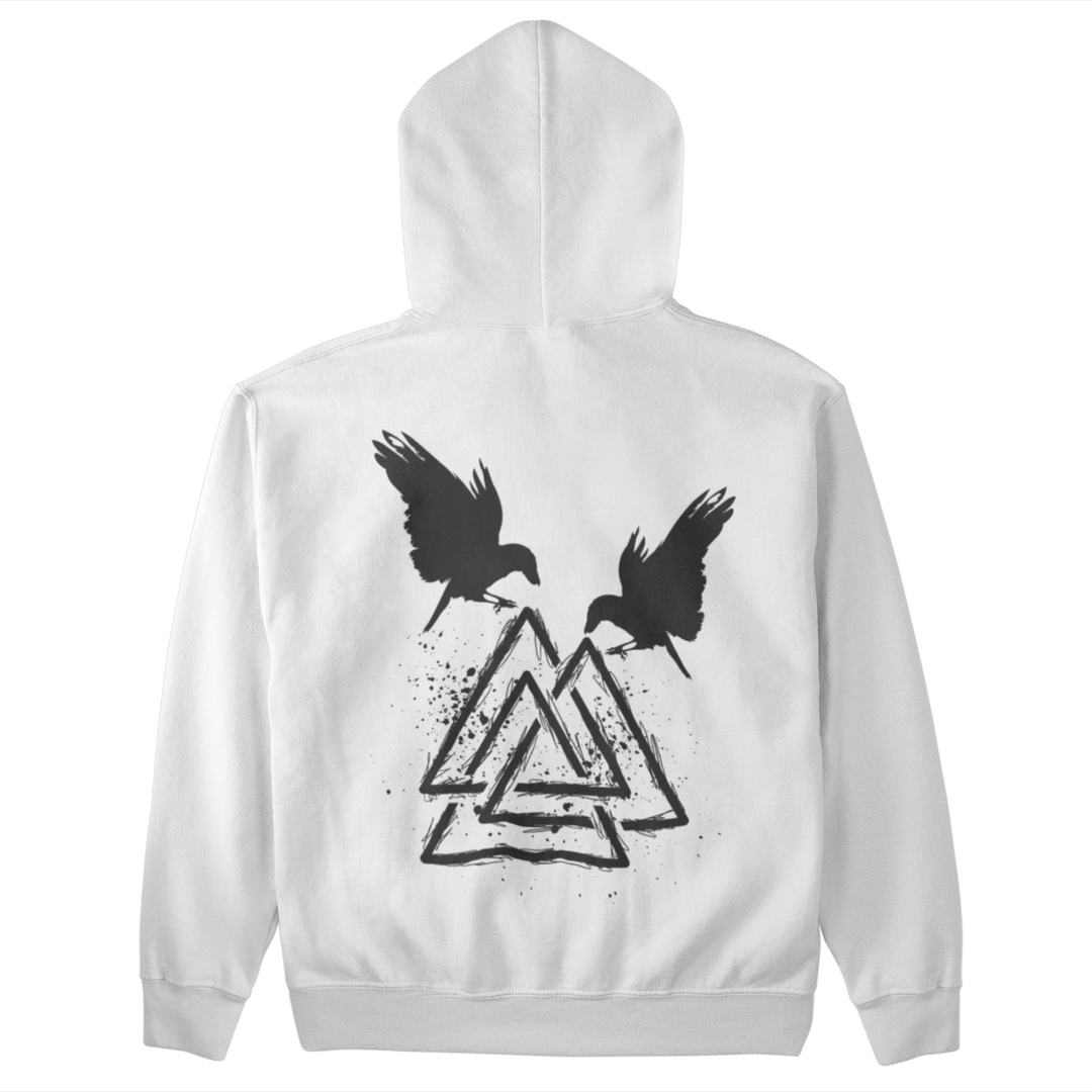 Raben Valknut   - Unisex Organic Hoodie