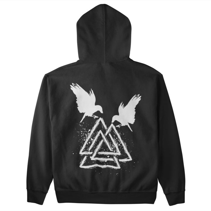 Raben Valknut   - Unisex Organic Hoodie