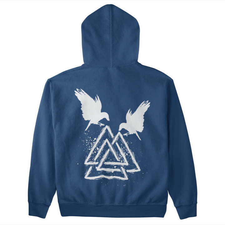 Raben Valknut   - Unisex Organic Hoodie