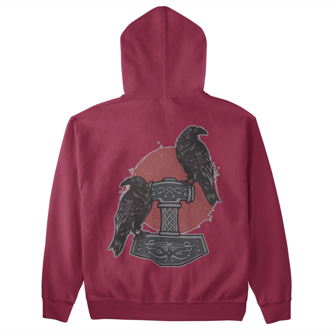 Hugin & Munin   - Unisex Organic Hoodie