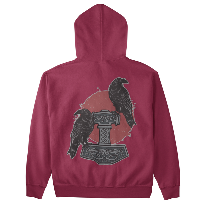 Hugin & Munin   - Unisex Organic Hoodie