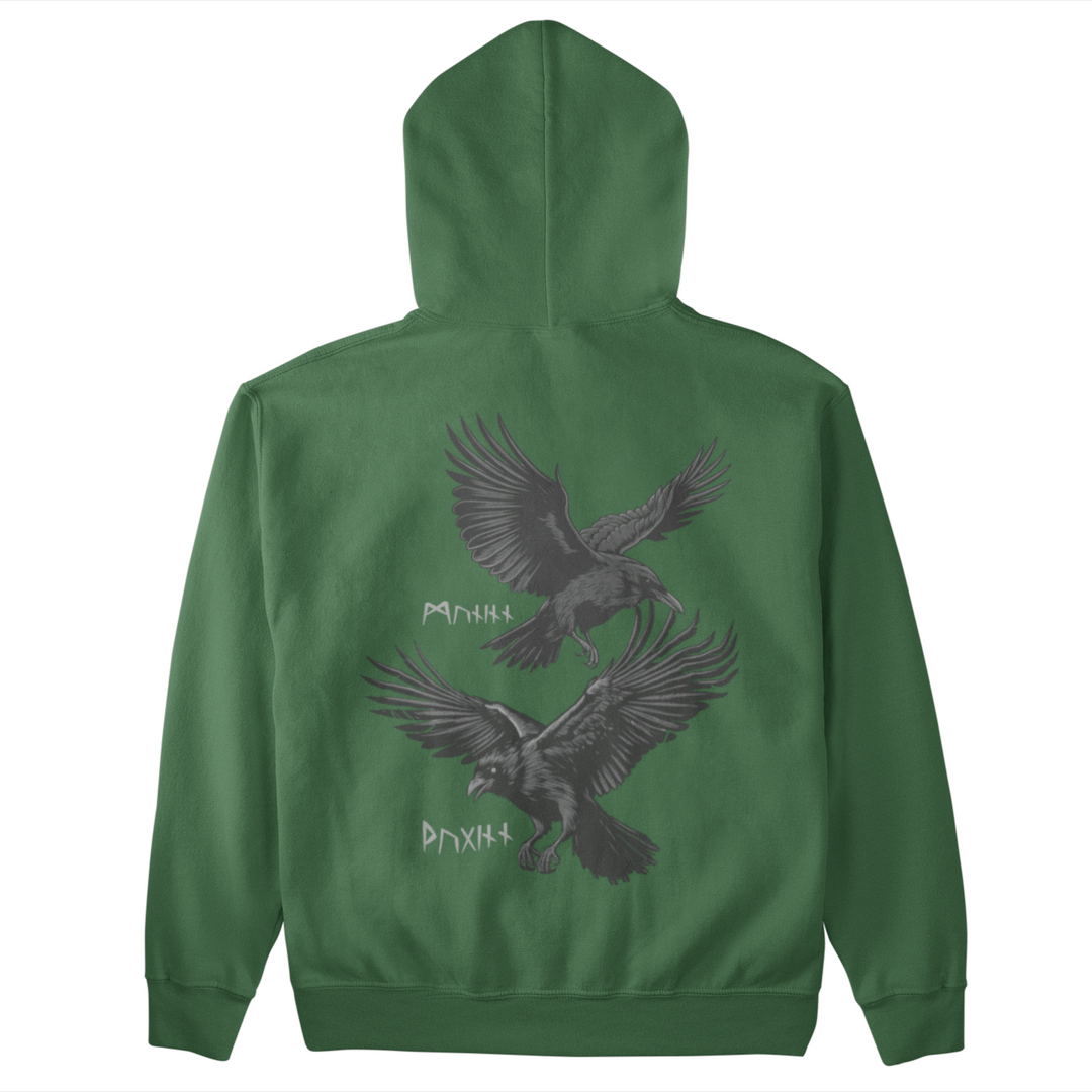 Huginn & Muninn  - Unisex Organic Hoodie