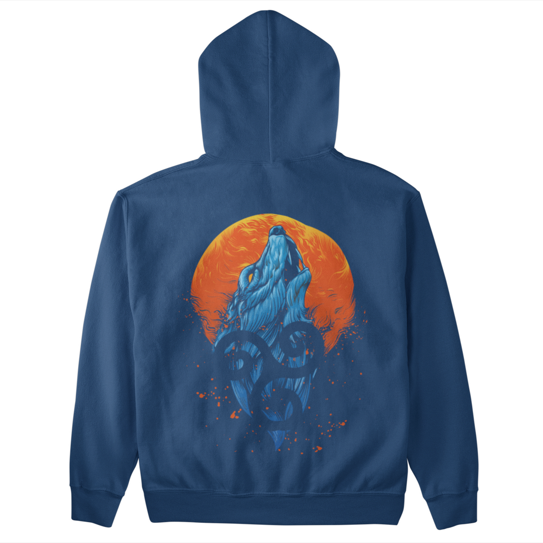 Fenrir Triskel  - Unisex Organic Hoodie