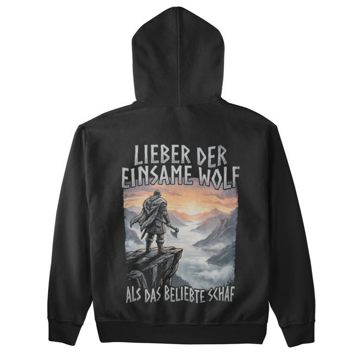Lieber der Einsame Wolf   - Unisex Hoodie