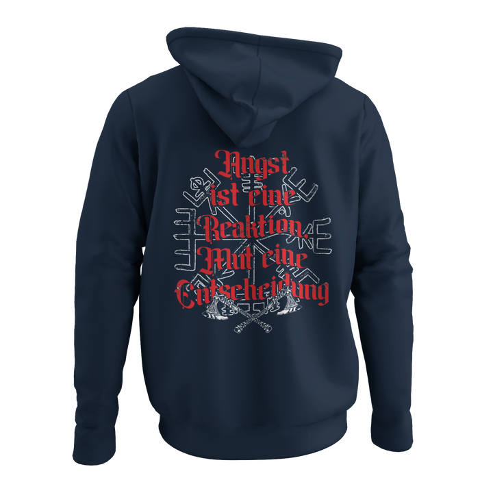 Angst ist eine Reaktion  - Zip-Hoodie