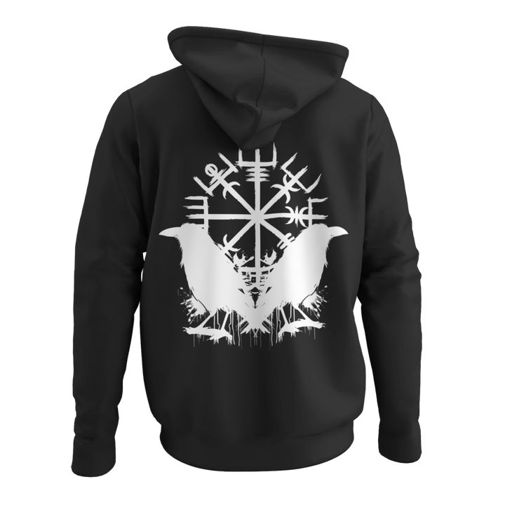 Ravens Vegvisir - Sweat à capuche zippé