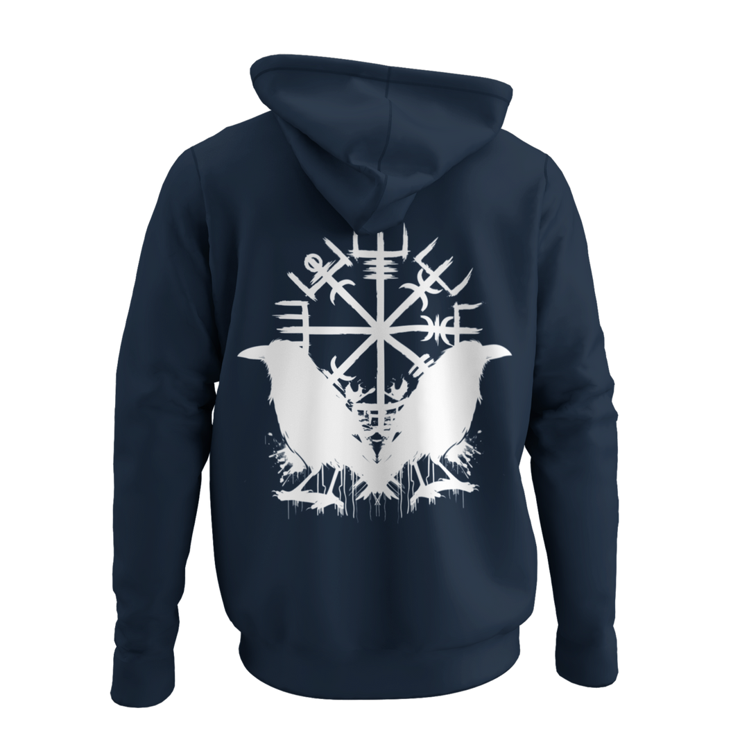 Ravens Vegvisir - Sweat à capuche zippé