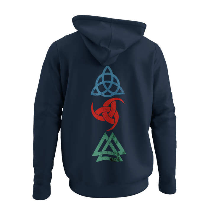 Wikinger Symbole  - Zip-Hoodie