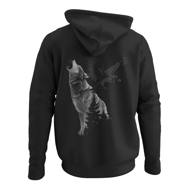 Wolf Rabe  - Zip-Hoodie