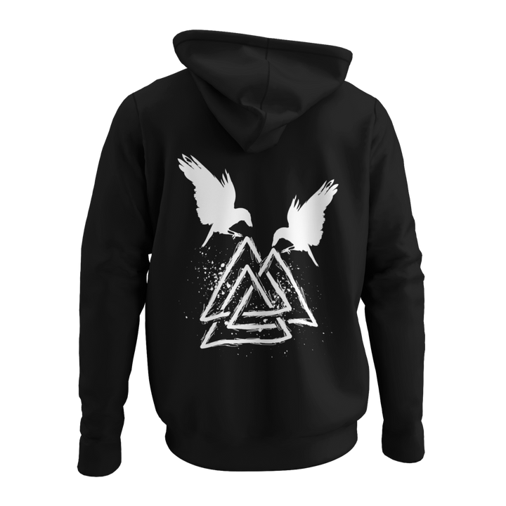 Raben Valknut   - Zip-Hoodie