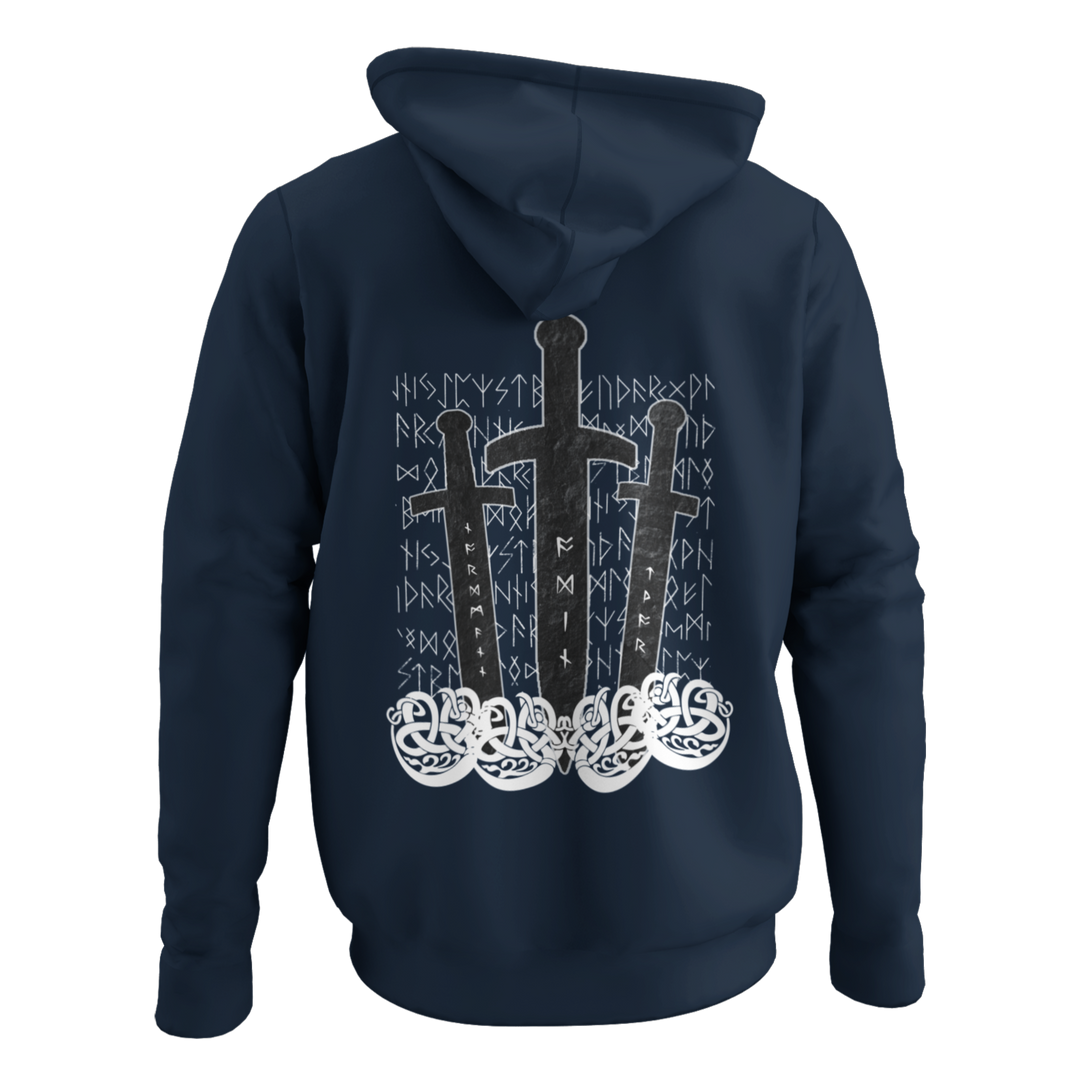 Nordic Swords  - Zip-Hoodie