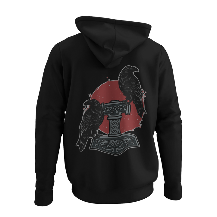 Hugin & Munin   - Zip-Hoodie