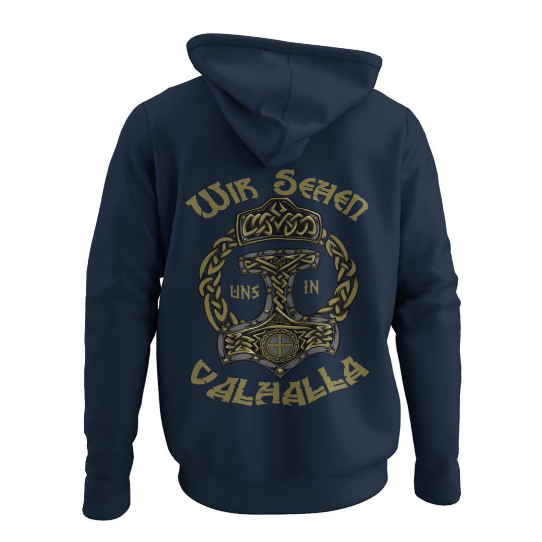 Wir sehen uns in Valhalla  - Zip-Hoodie