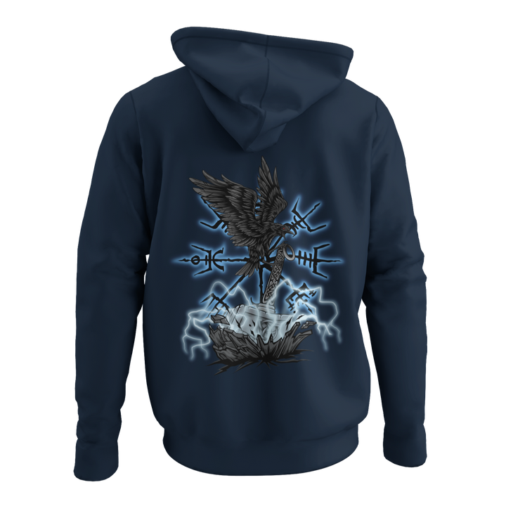 Rabe Hammer Mjölnir   - Zip-Hoodie