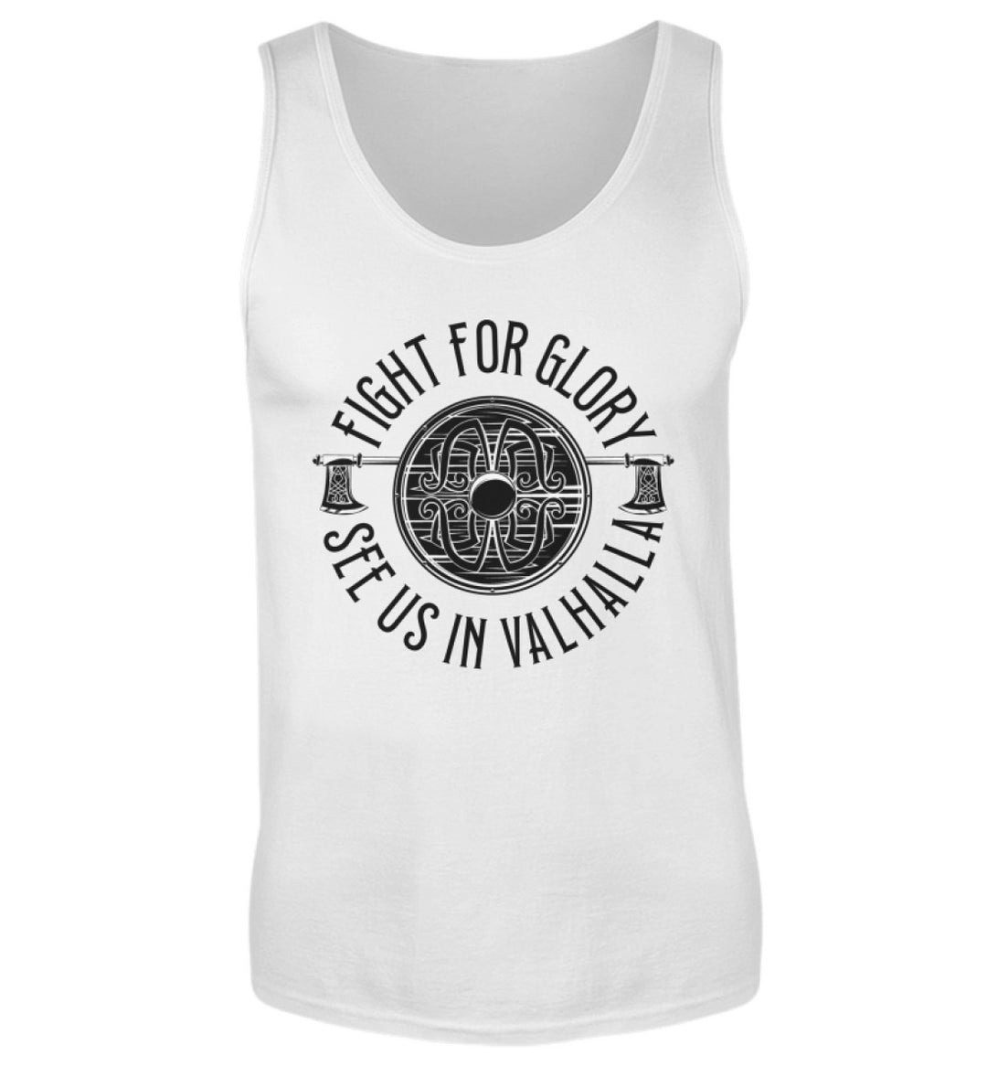 Fight for Glory, See us in Valhalla  - Herren Tanktop