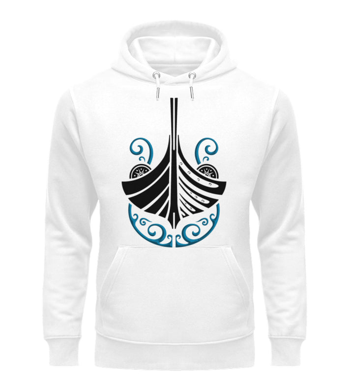 viking ship  - Unisex Organic Hoodie