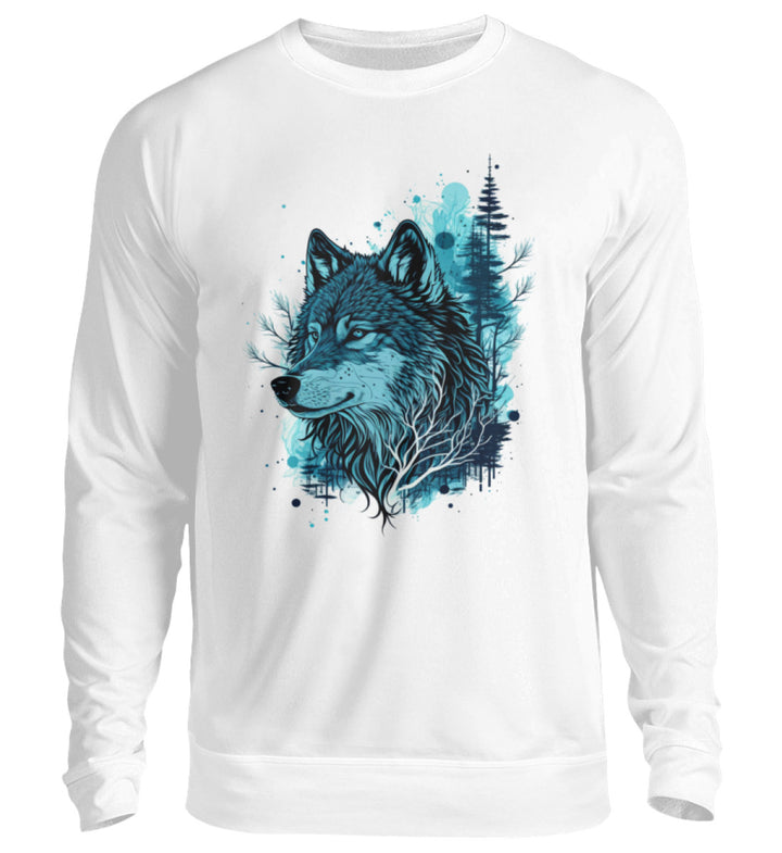 Blue Wolf  - Unisex Pullover